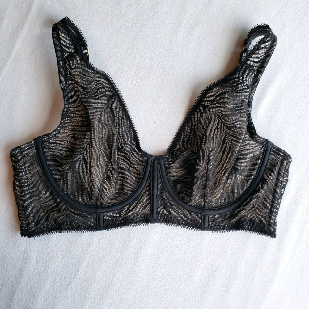 Victoria's Secret Unlined Plunge Bra sz 32DD